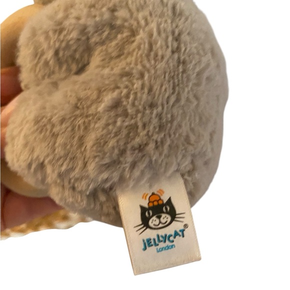 Jellycat Plush Sloth shooshu Wooden Ring toy plushie stuffie baby toy rattle - Picture 6 of 7